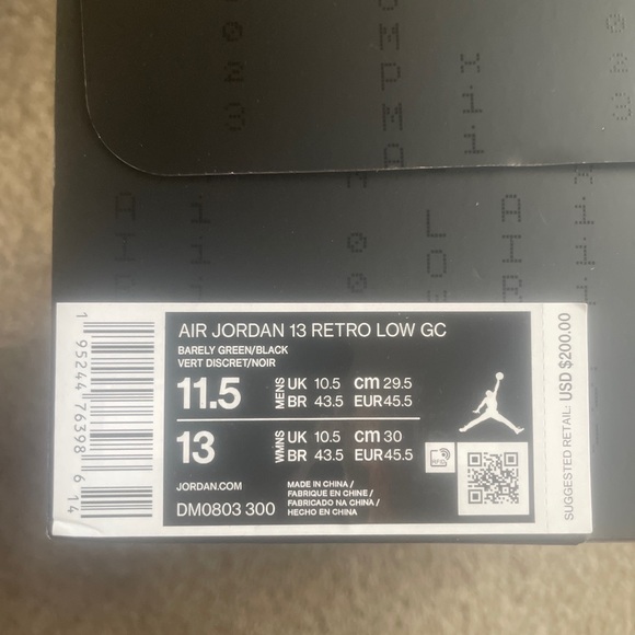 Jordan retro 13 low